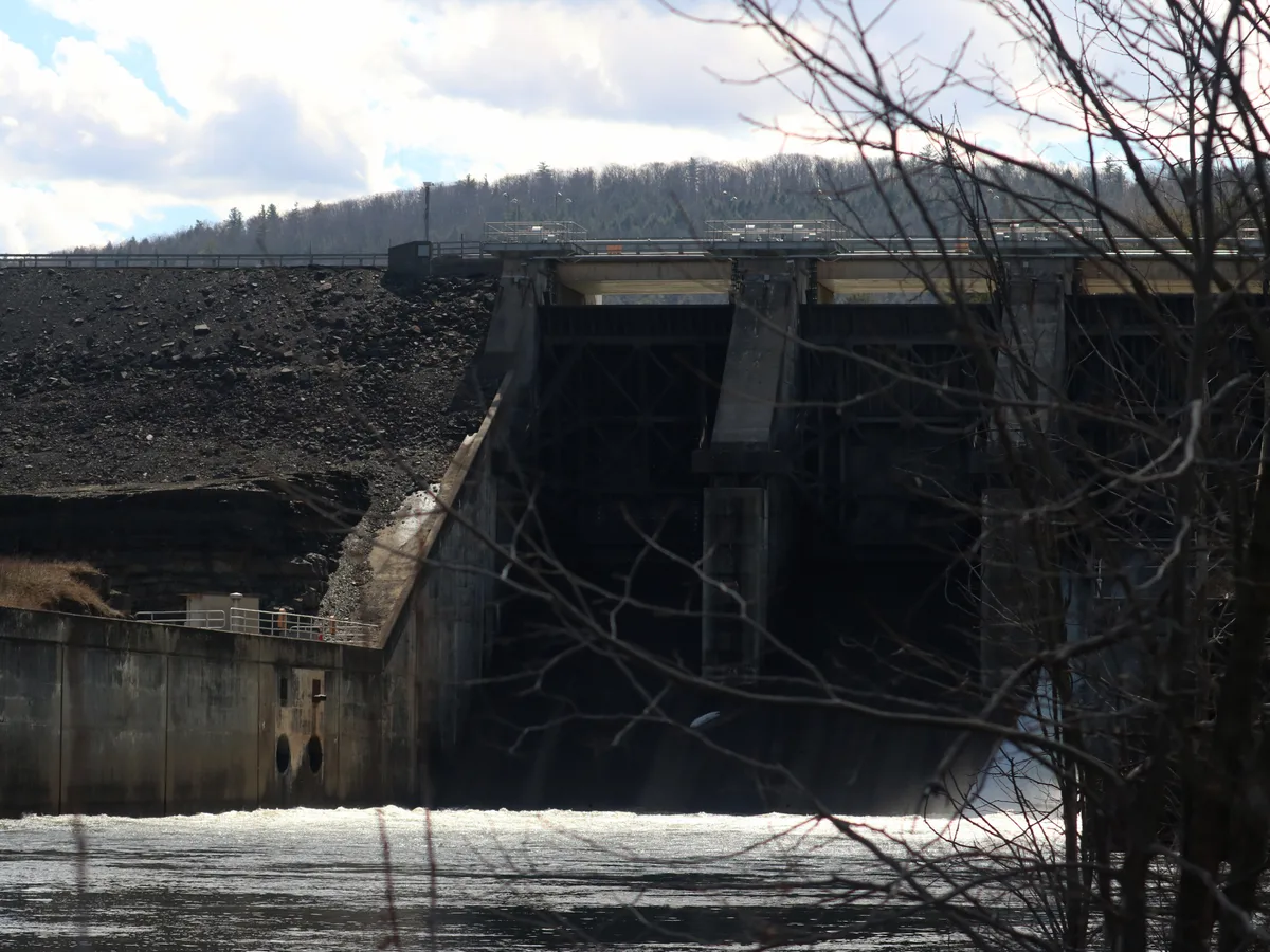 Blenheim–Gilboa hydroelectric station at the lower reservoir