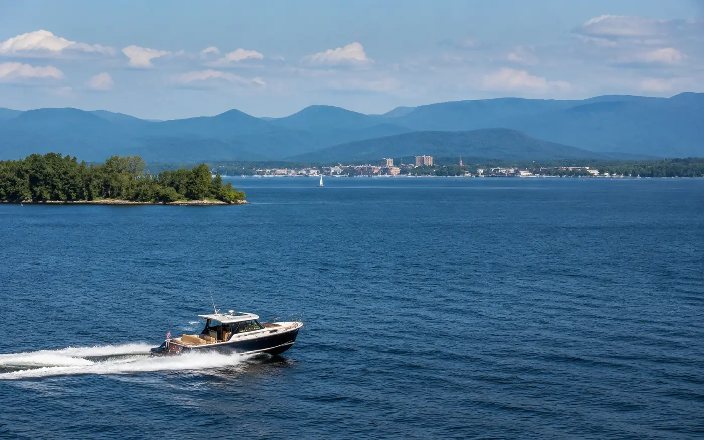 Lake Champlain boating destination